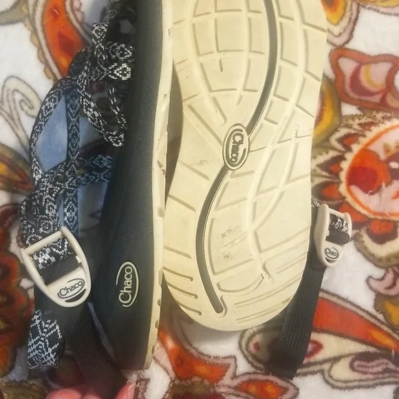 Chaco Z Cloud X2-Cream/Black-Size 10 - Picture 8 of 16